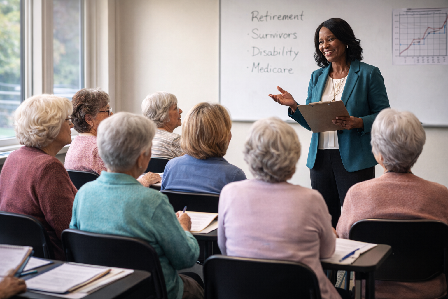 Workshop supporting women on Social Security topics